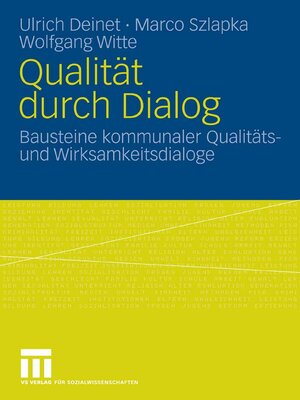 cover image of Qualität durch Dialog